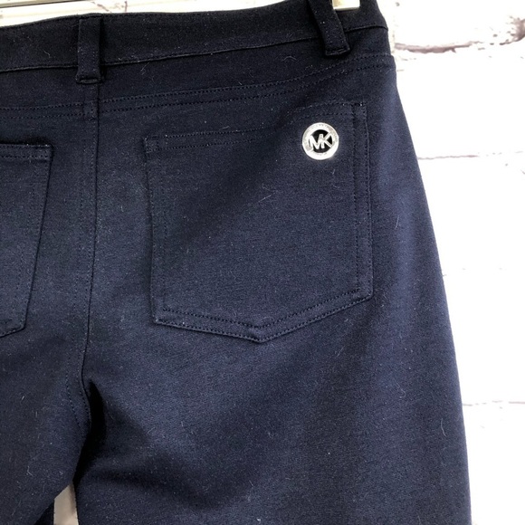 MICHAEL Michael Kors Stretchy Ponte Pants Navy - Picture 9 of 11